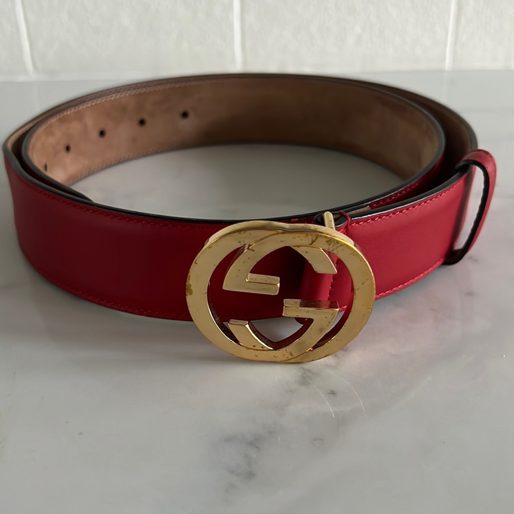 Gucci Red Belt